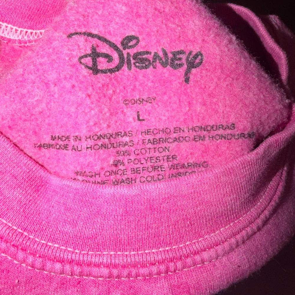 Disney Alice & Wonderland Pink Fleece Top - Picture 3 of 4
